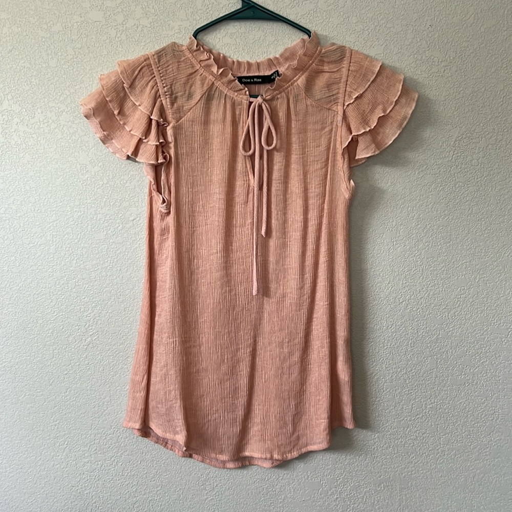 Pink Blouse - Size Small